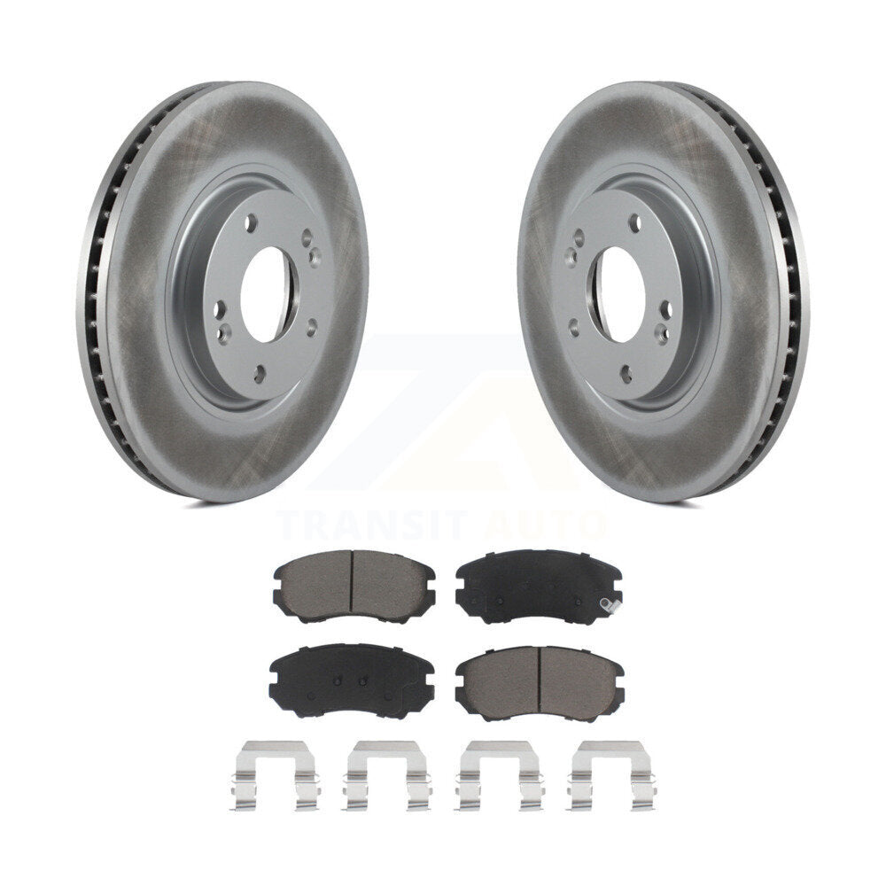 Coated Disc Rotors and Ceramic Brake Pads Kit-KGC-100373 - Kit.bestparts.ca