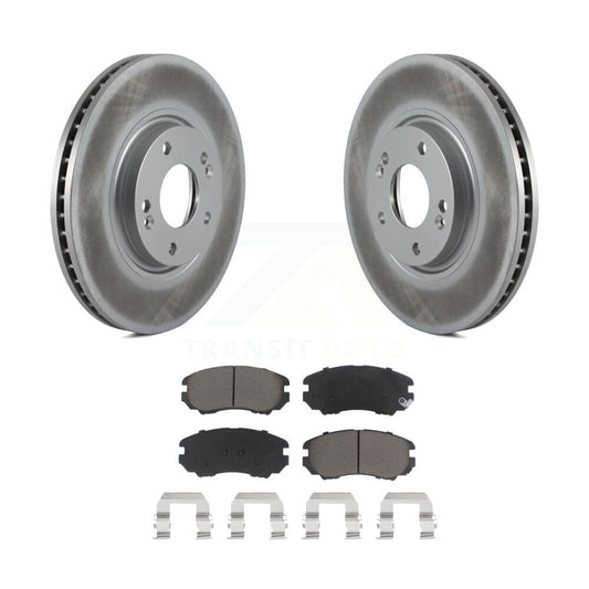 Coated Disc Rotors and Ceramic Brake Pads Kit-KGC-100373 - Kit.bestparts.ca