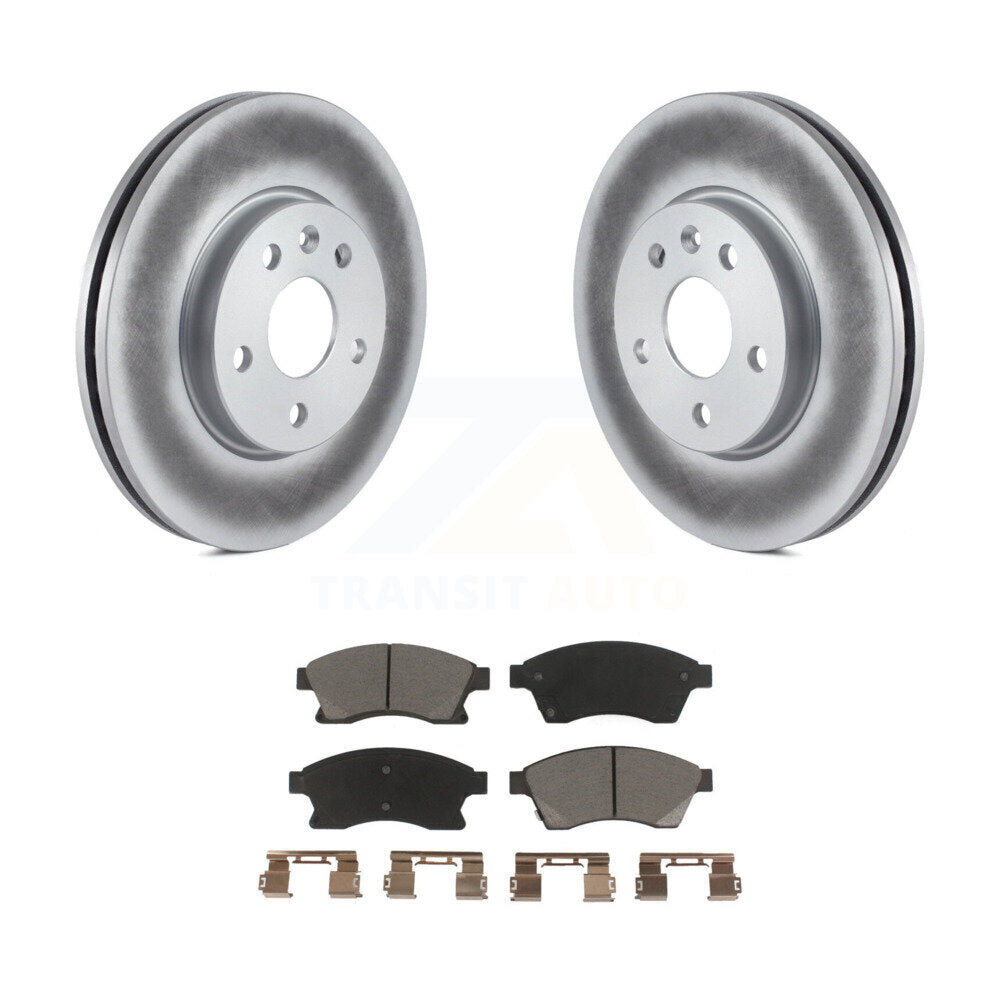 Coated Disc Rotors and Ceramic Brake Pads Kit-KGC-100377 - Kit.bestparts.ca