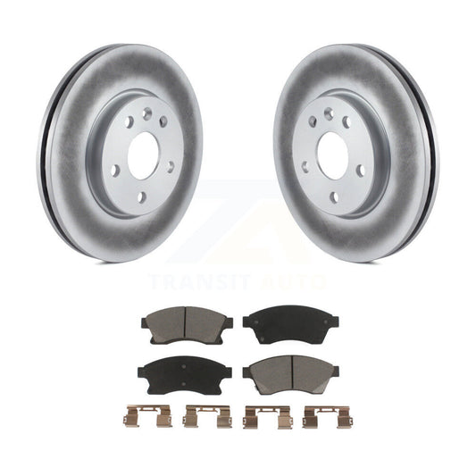 Coated Disc Rotors and Ceramic Brake Pads Kit-KGC-100377 - Kit.bestparts.ca