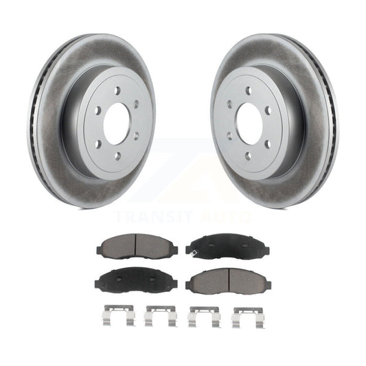 Coated Disc Rotors and Ceramic Brake Pads Kit-KGC-100378 - Kit.bestparts.ca
