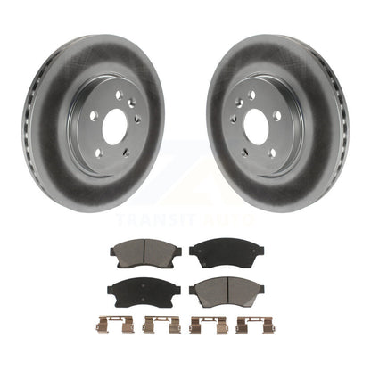 Coated Disc Rotors and Ceramic Brake Pads Kit-KGC-100386 - Kit.bestparts.ca