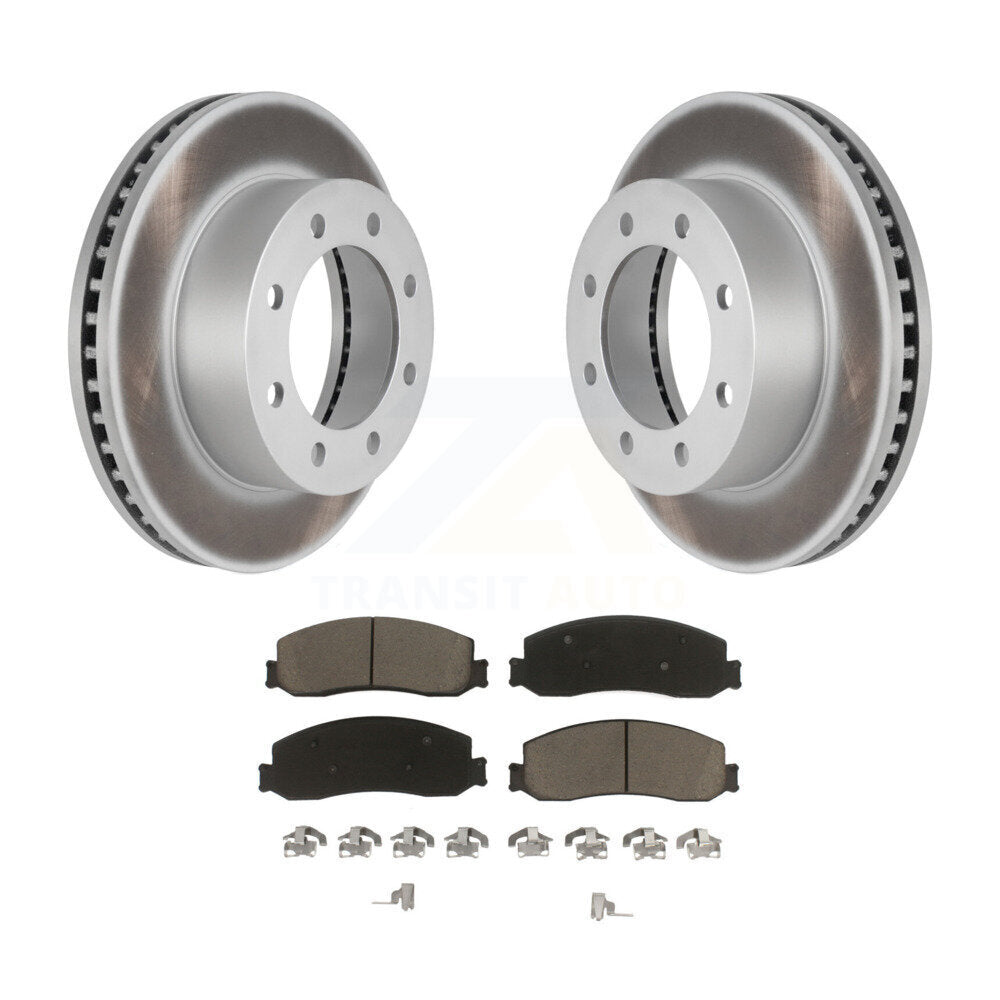 Coated Disc Rotors and Ceramic Brake Pads Kit-KGC-100395 - Kit.bestparts.ca