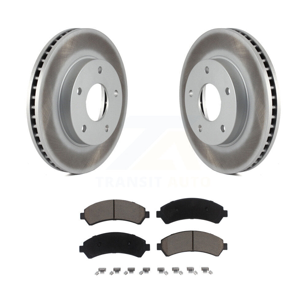 Coated Disc Rotors and Ceramic Brake Pads Kit-KGC-100439 - Kit.bestparts.ca