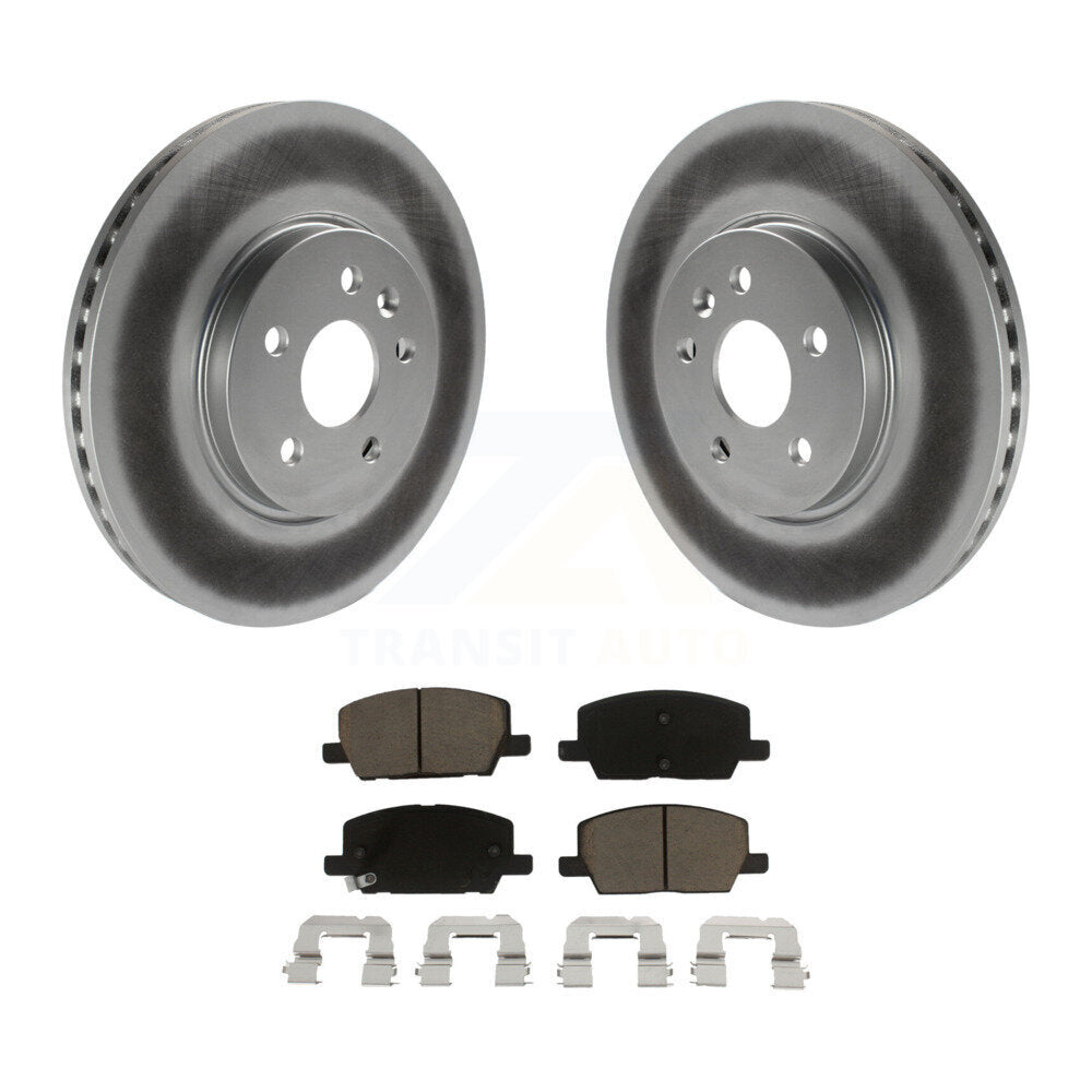 Coated Disc Rotors and Ceramic Brake Pads Kit-KGC-100455 - Kit.bestparts.ca