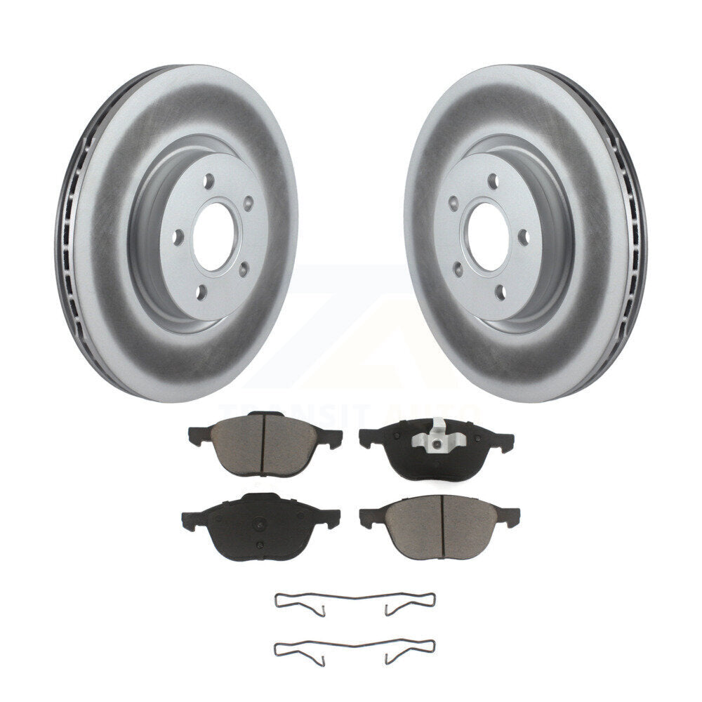 Coated Disc Rotors and Ceramic Brake Pads Kit-KGC-100484 - Kit.bestparts.ca