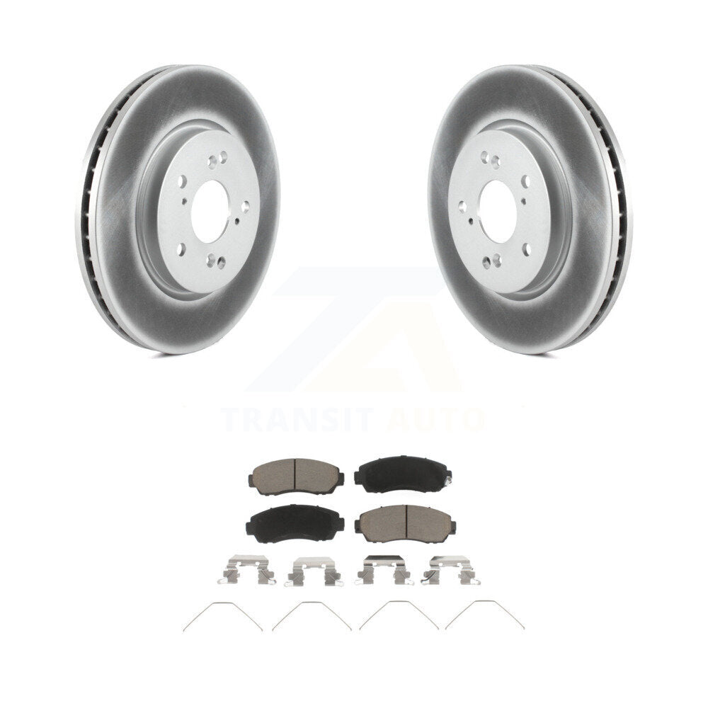 Coated Disc Rotors and Ceramic Brake Pads Kit-KGC-100497 - Kit.bestparts.ca