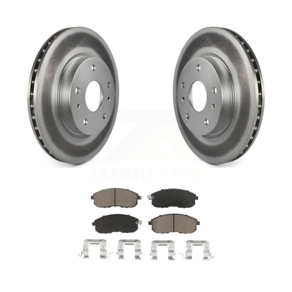 Coated Disc Rotors and Ceramic Brake Pads Kit-KGC-100526 - Kit.bestparts.ca