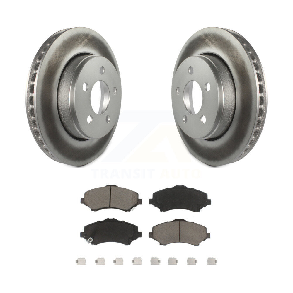 Coated Disc Rotors and Ceramic Brake Pads Kit-KGC-100566 - Kit.bestparts.ca