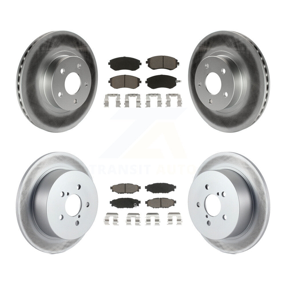 Disc Rotors and Ceramic Brake Pads Kit-KGC-100720 - Kit.bestparts.ca