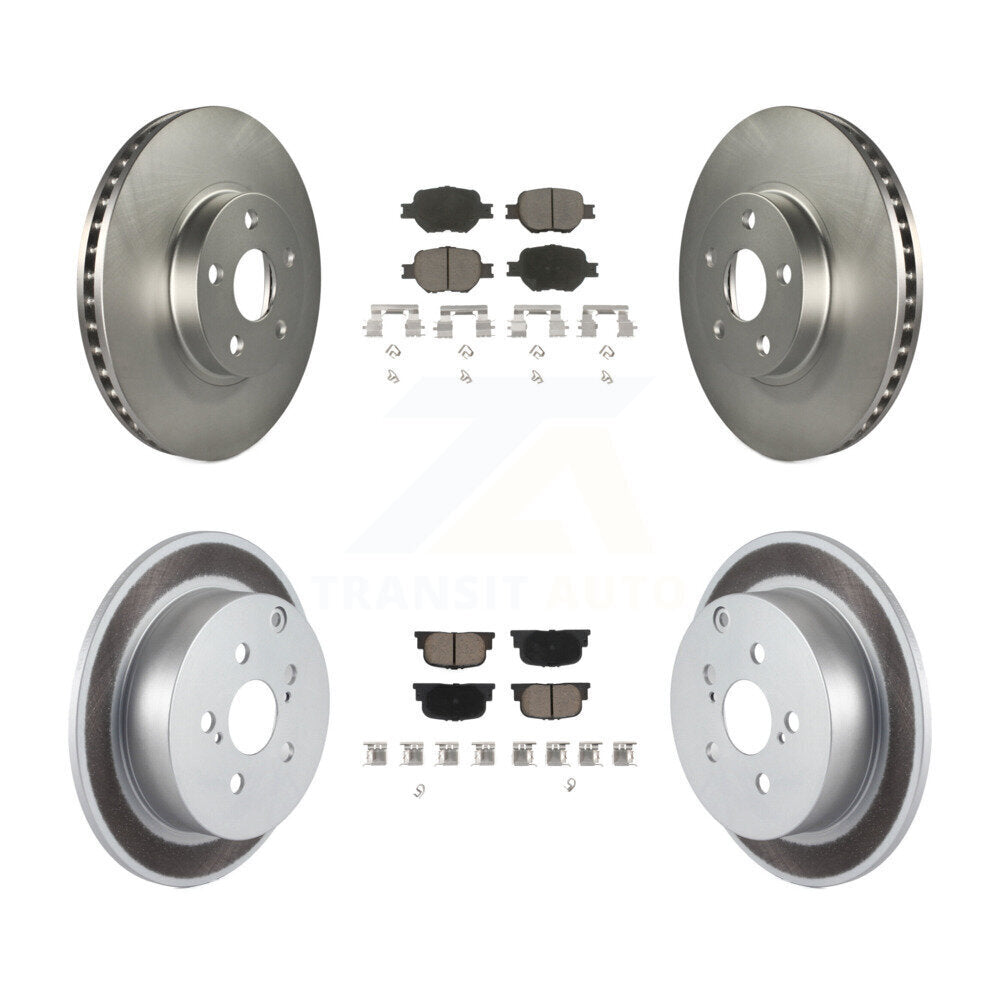Disc Rotors and Ceramic Brake Pads Kit-KGC-100737 - Kit.bestparts.ca