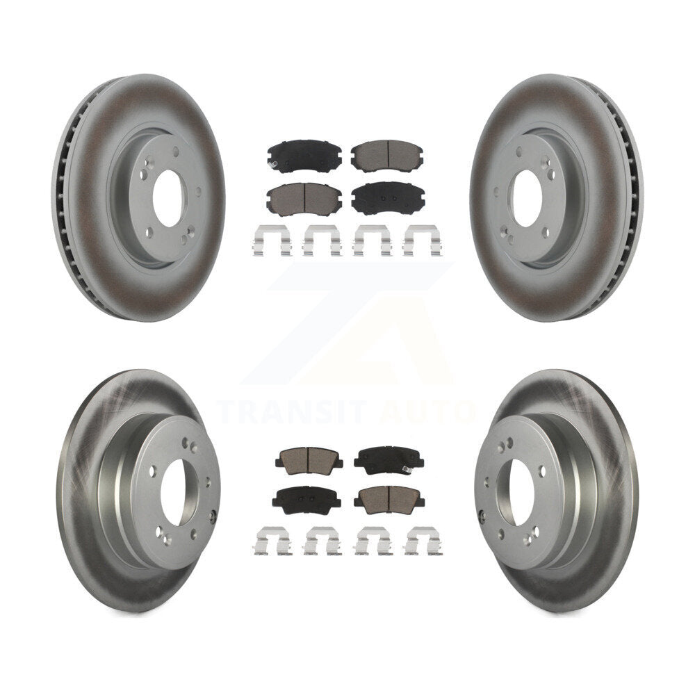 Disc Rotors and Ceramic Brake Pads Kit-KGC-100820 - Kit.bestparts.ca