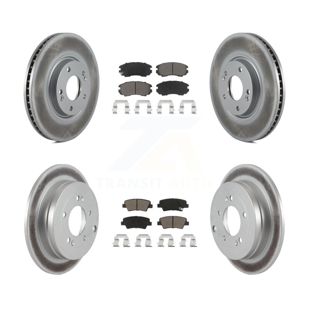 Disc Rotors and Ceramic Brake Pads Kit-KGC-100824 - Kit.bestparts.ca
