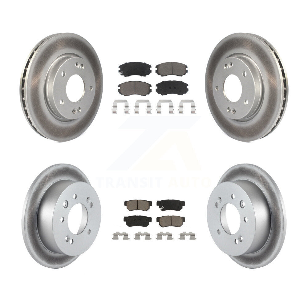 Disc Rotors and Ceramic Brake Pads Kit-KGC-100826 - Kit.bestparts.ca