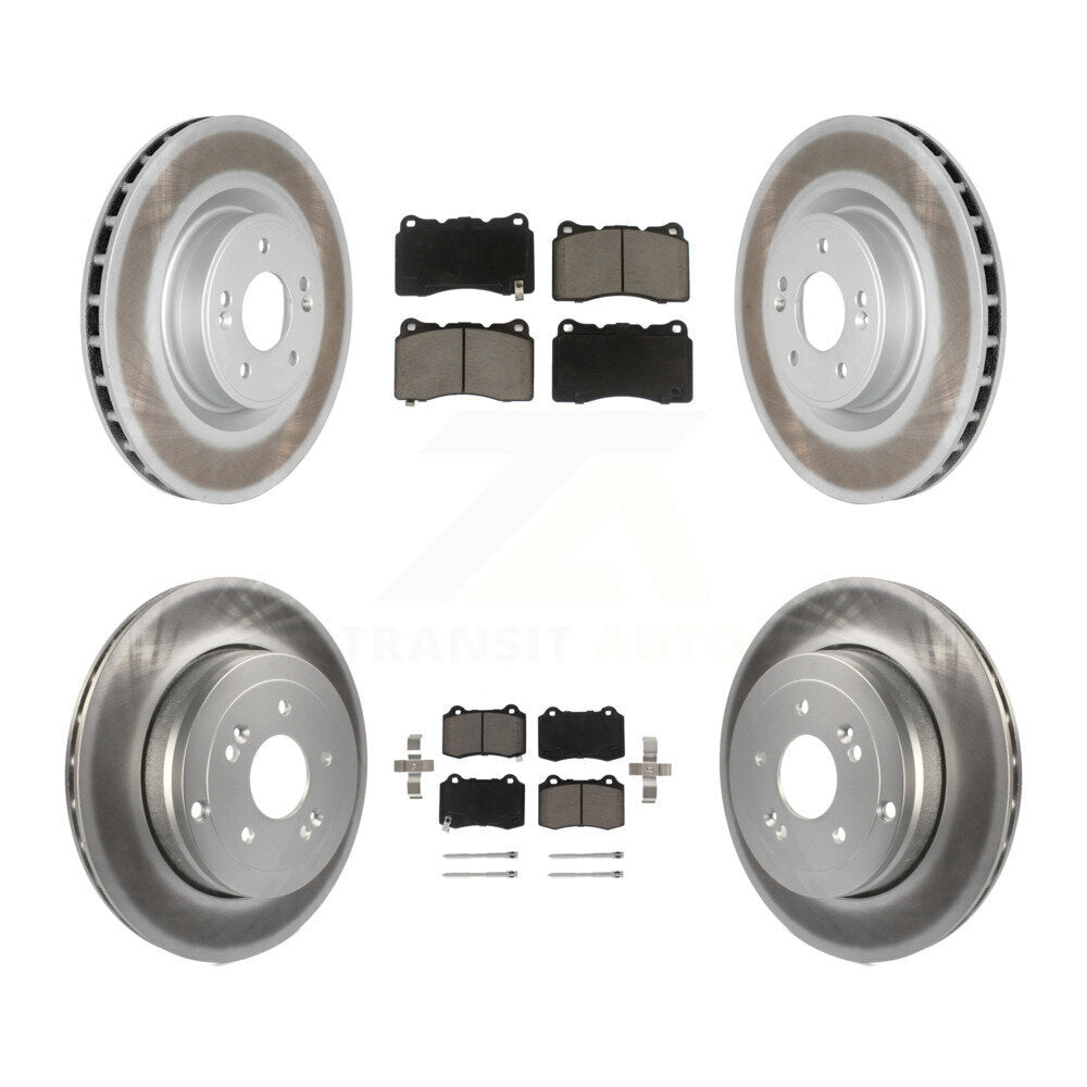 Disc Rotors and Ceramic Brake Pads Kit-KGC-100842 - Kit.bestparts.ca
