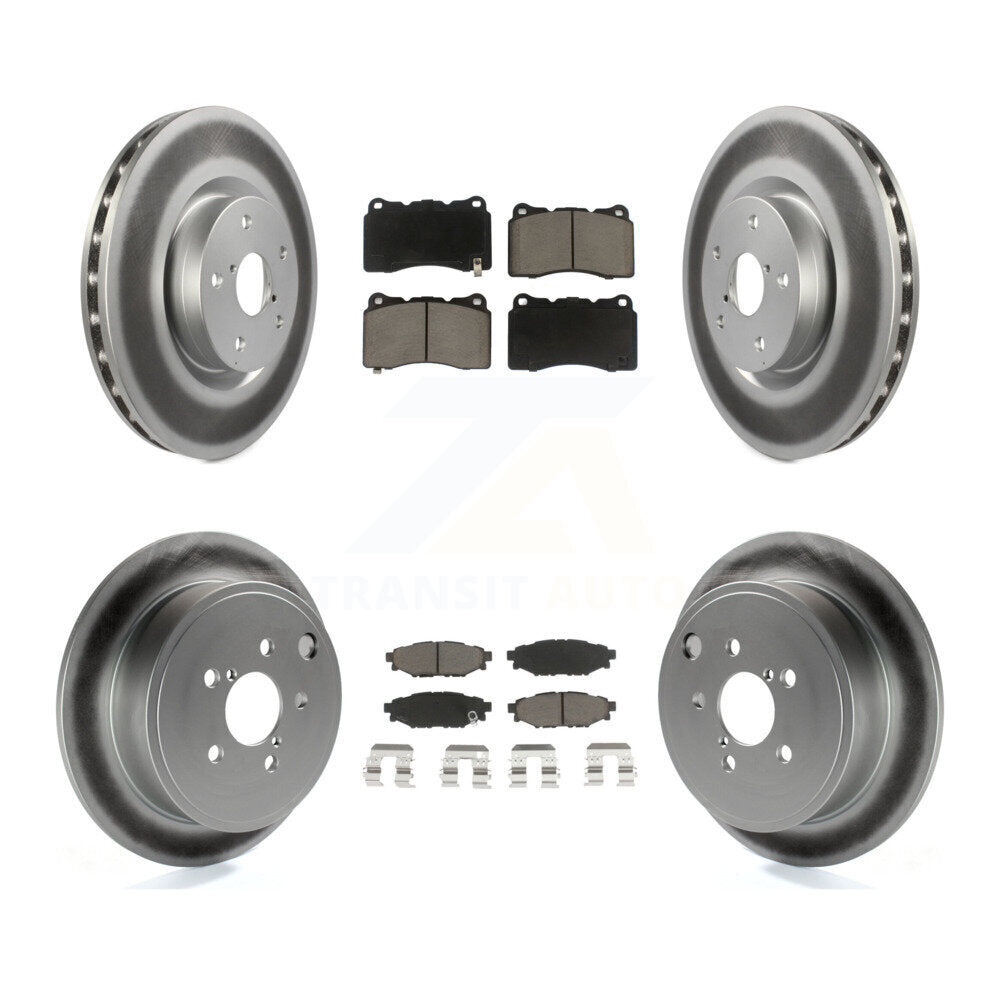 Disc Rotors and Ceramic Brake Pads Kit-KGC-100927 Kit.bestparts.ca