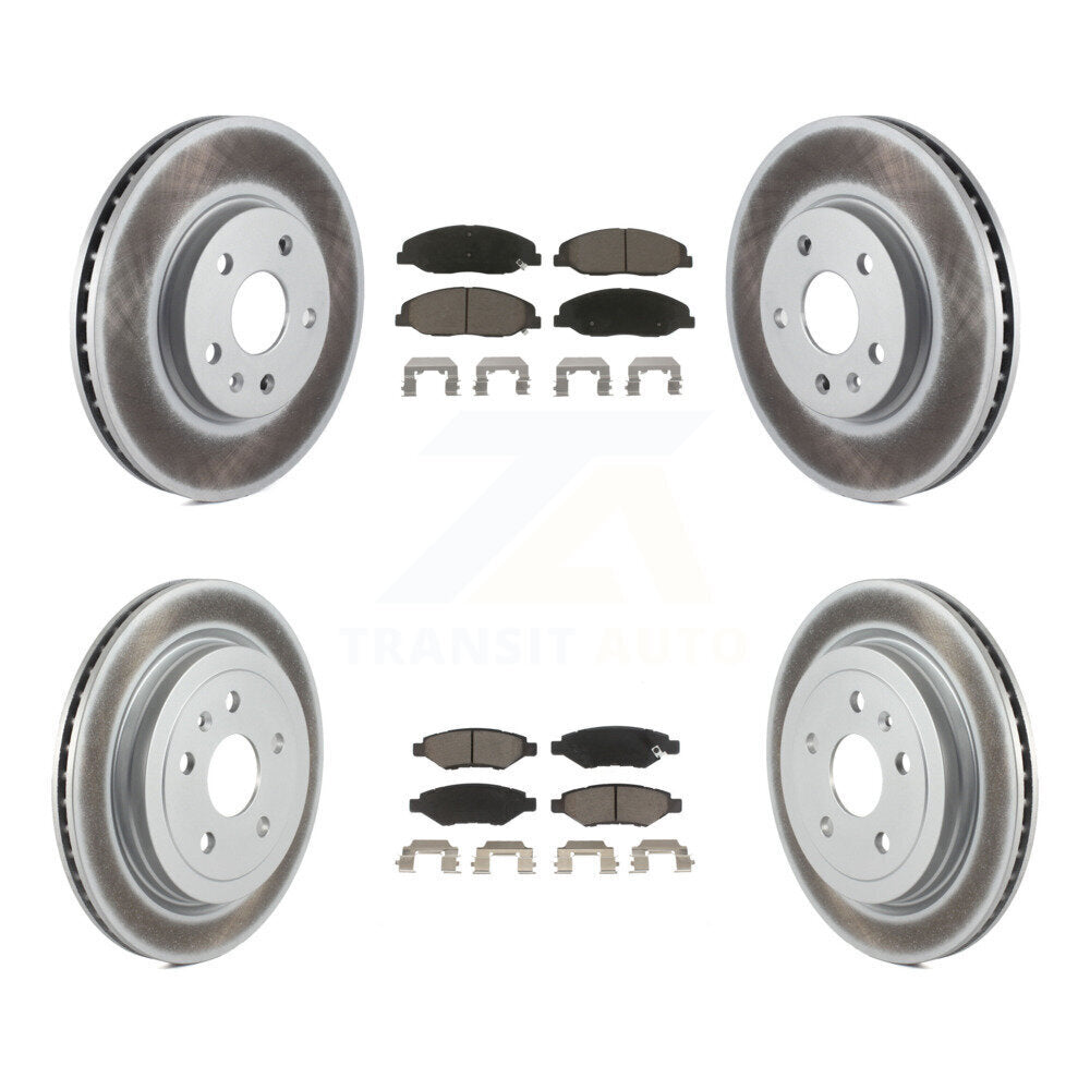 Disc Rotors and Ceramic Brake Pads Kit-KGC-101078 - Kit.bestparts.ca