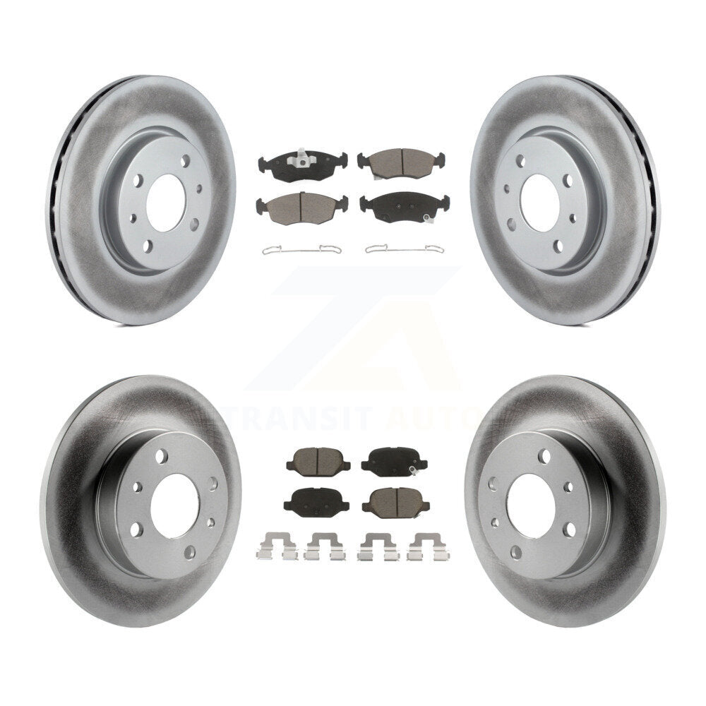 Disc Rotors and Ceramic Brake Pads Kit-KGC-101135 - Kit.bestparts.ca