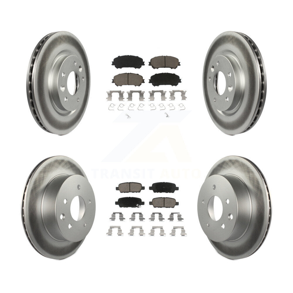 Disc Rotors and Ceramic Brake Pads Kit-KGC-101156 - Kit.bestparts.ca