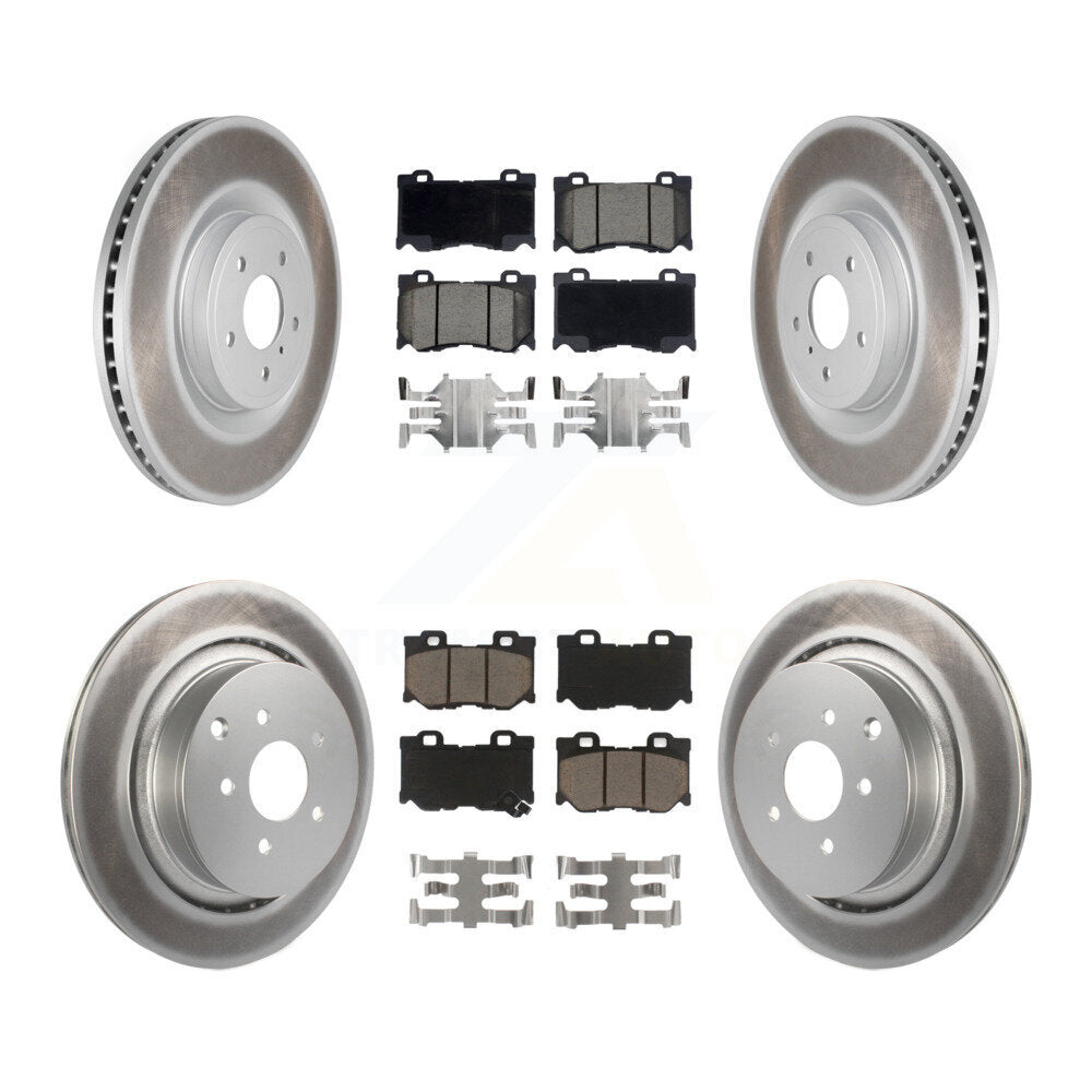 Disc Rotors and Ceramic Brake Pads Kit-KGC-101159 - Kit.bestparts.ca