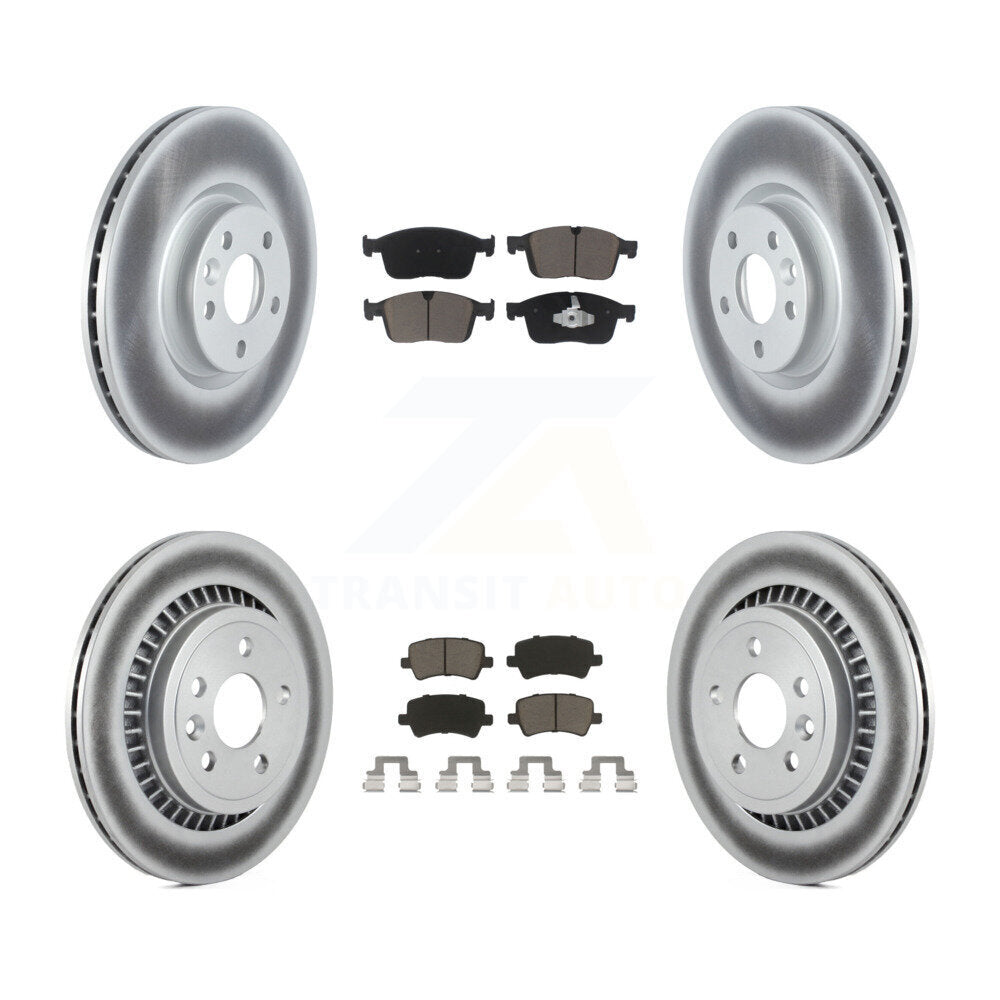 Coated Disc Rotors and Ceramic Brake Pads Kit-KGC-101251 - Kit.bestparts.ca