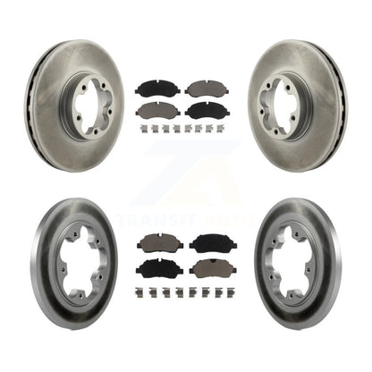 Coated Disc Rotors and Ceramic Brake Pads Kit-KGC-101287 - Kit.bestparts.ca