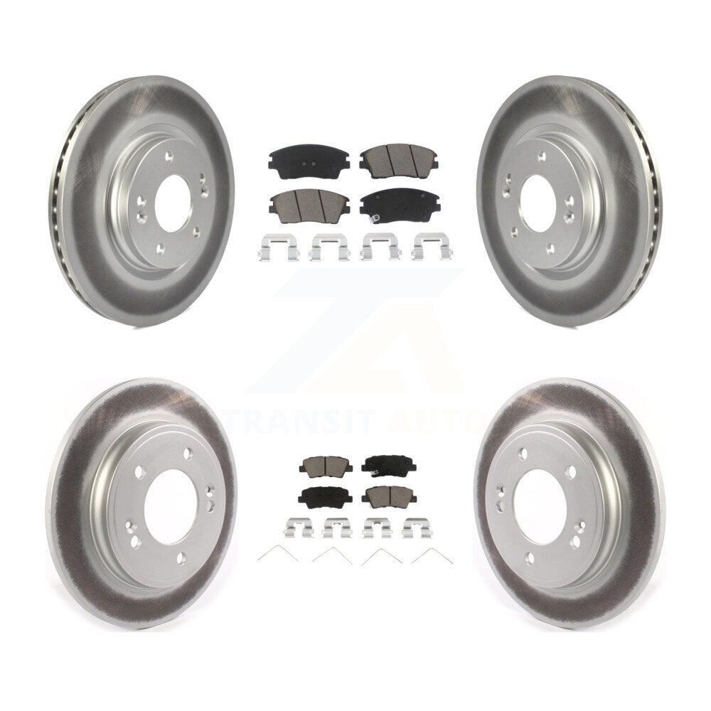 Coated Disc Rotors and Ceramic Brake Pads Kit-KGC-101346 - Kit.bestparts.ca Kit.bestparts.ca