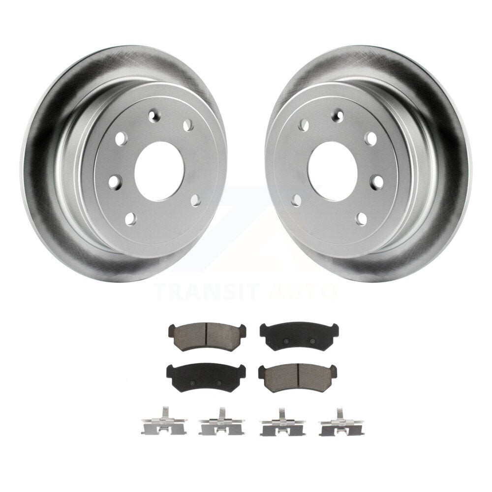 Coated Disc Rotors and Ceramic Brake Pads Kit-KGC-101487 - Kit.bestparts.ca