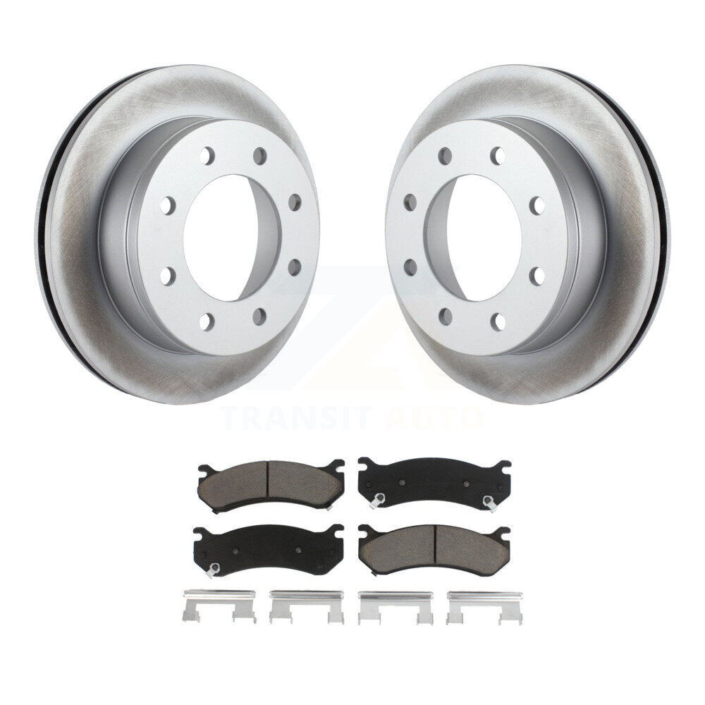 Coated Disc Rotors and Ceramic Brake Pads Kit-KGC-101495 - Kit.bestparts.ca