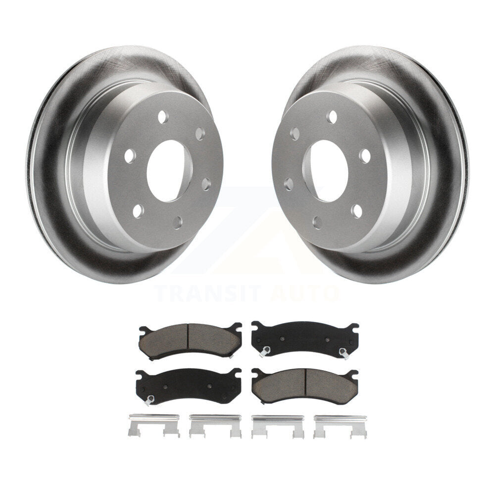 Coated Disc Rotors and Ceramic Brake Pads Kit-KGC-101497 - Kit.bestparts.ca