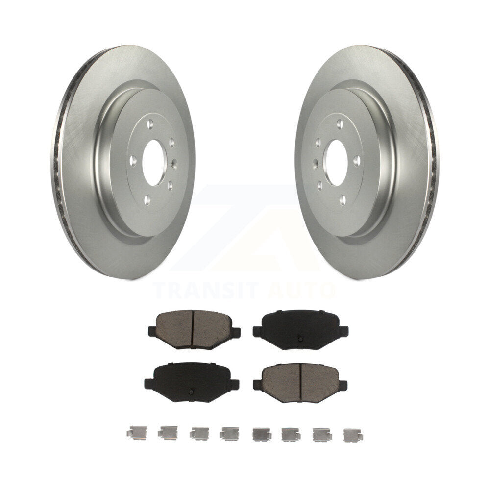 Coated Disc Rotors and Ceramic Brake Pads Kit-KGC-101537 - Kit.bestparts.ca