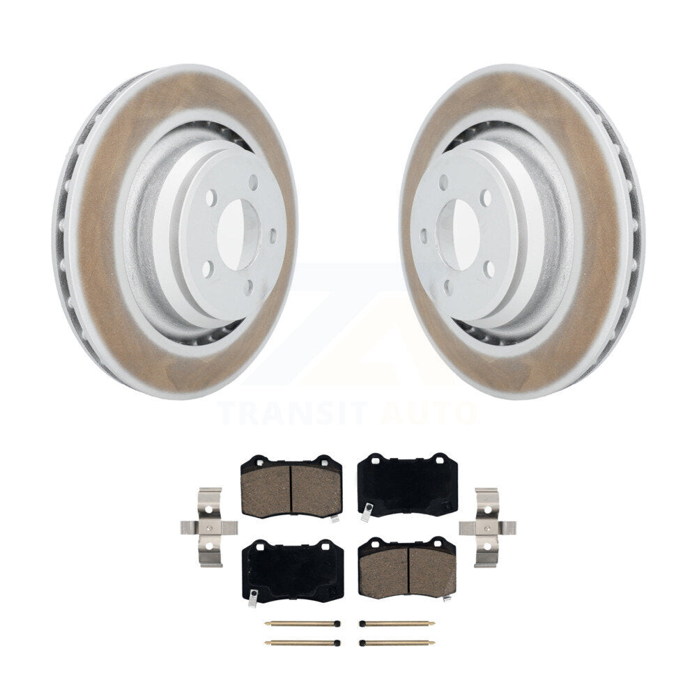 Coated Disc Rotors and Ceramic Brake Pads Kit-KGC-101552 - Kit.bestparts.ca