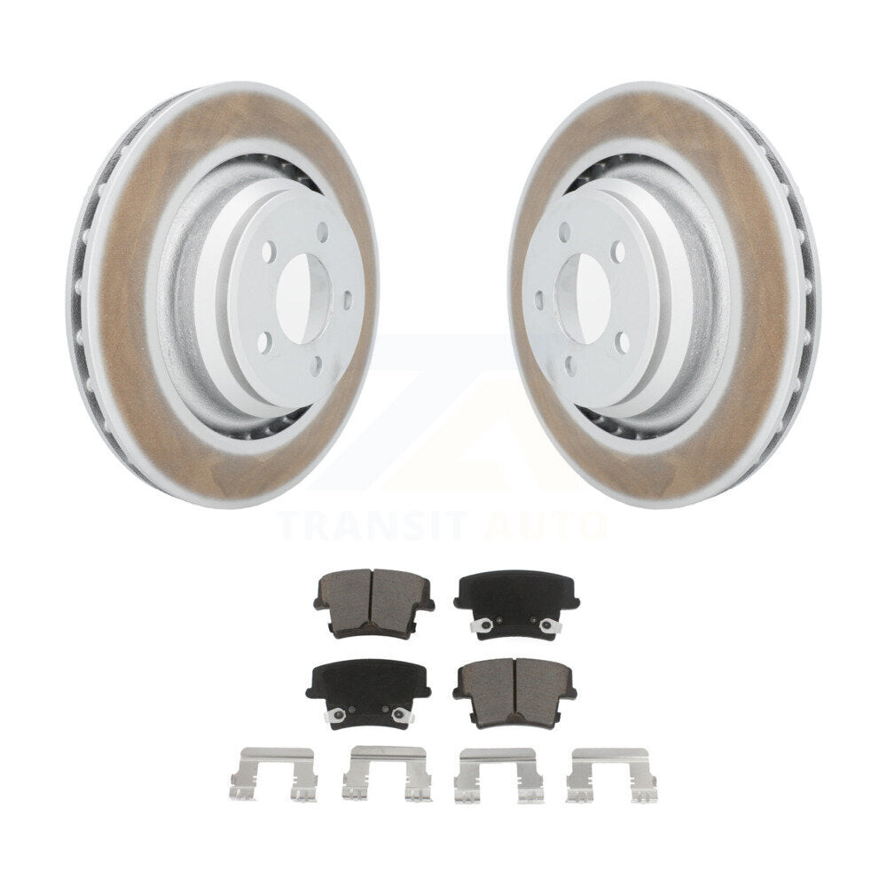 Coated Disc Rotors and Ceramic Brake Pads Kit-KGC-101554 - Kit.bestparts.ca