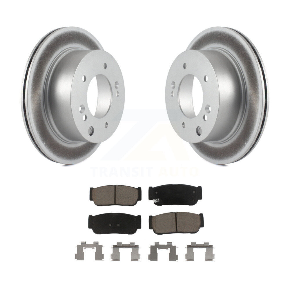 Coated Disc Rotors and Ceramic Brake Pads Kit-KGC-101590 - Kit.bestparts.ca