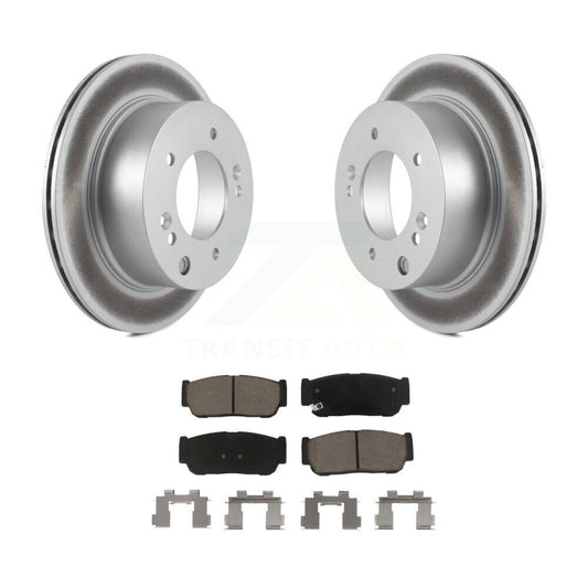 Coated Disc Rotors and Ceramic Brake Pads Kit-KGC-101590 - Kit.bestparts.ca