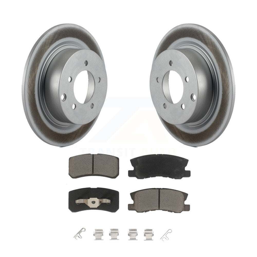 Coated Disc Rotors and Ceramic Brake Pads Kit-KGC-101591 - Kit.bestparts.ca