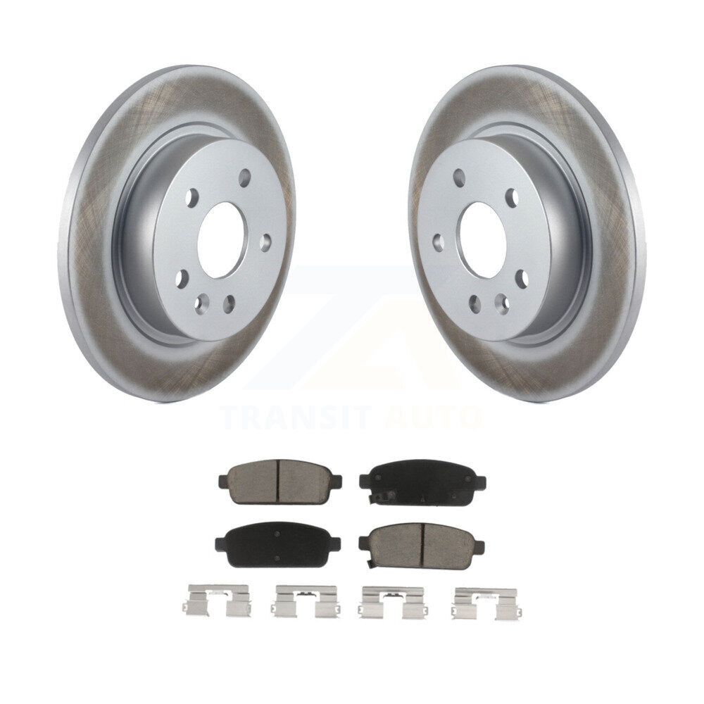 Coated Disc Rotors and Ceramic Brake Pads Kit-KGC-101596 - Kit.bestparts.ca