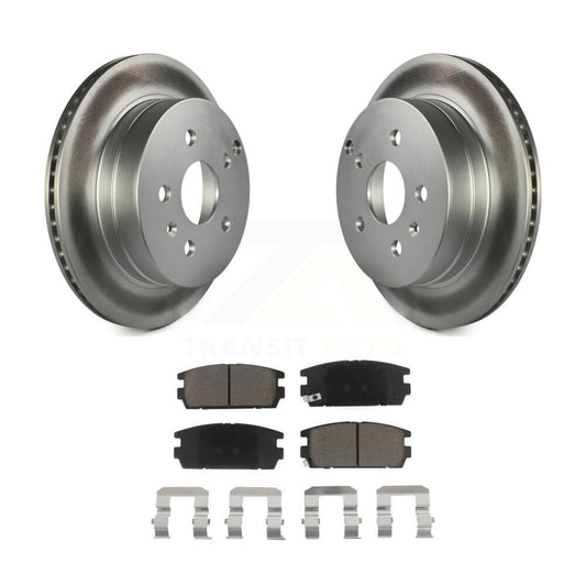 Coated Disc Rotors and Ceramic Brake Pads Kit-KGC-101608 - Kit.bestparts.ca