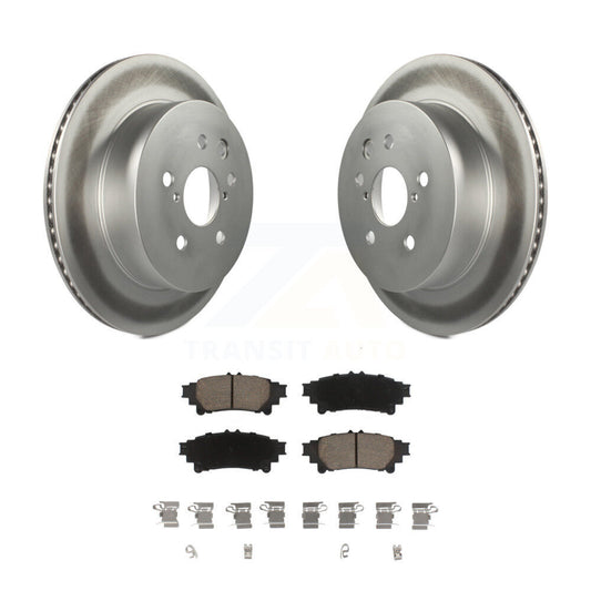 Coated Disc Rotors and Ceramic Brake Pads Kit-KGC-101623 - Kit.bestparts.ca