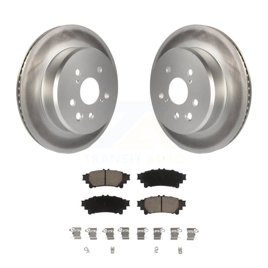 Coated Disc Rotors and Ceramic Brake Pads Kit-KGC-101624 - Kit.bestparts.ca