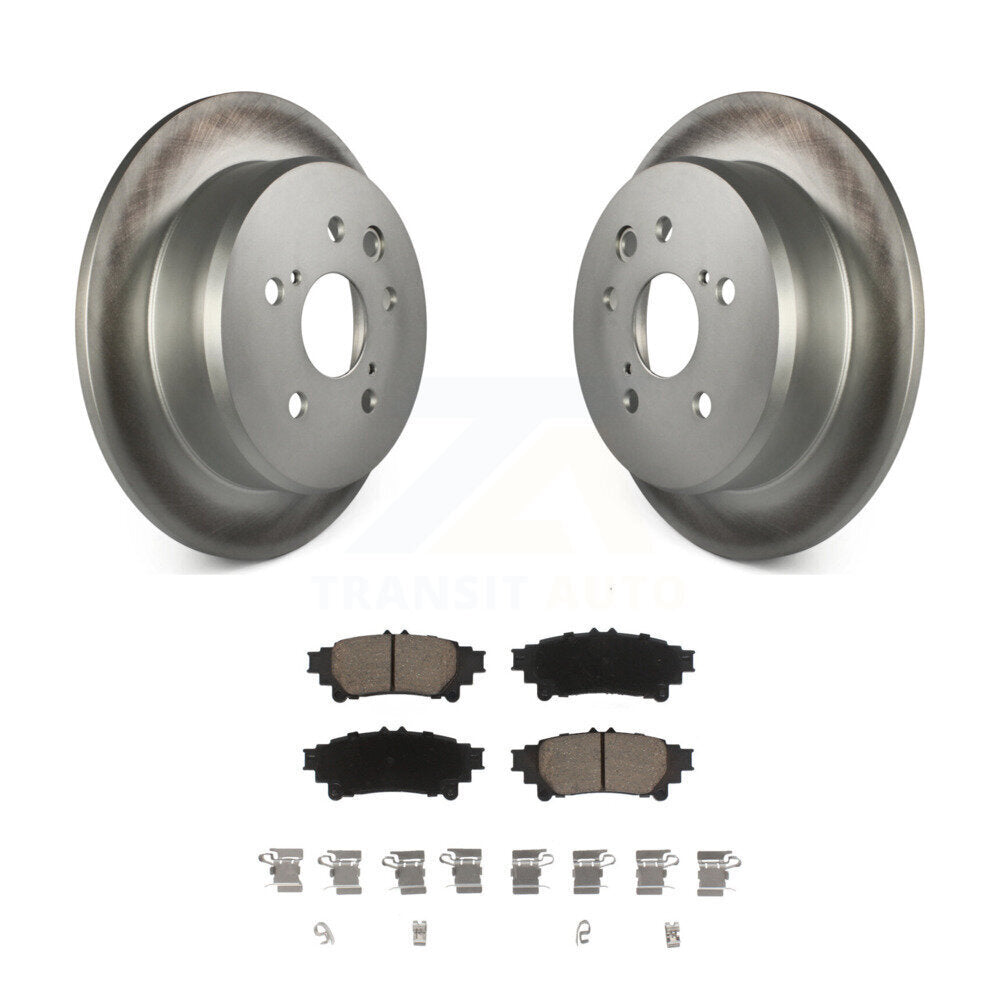 Coated Disc Rotors and Ceramic Brake Pads Kit-KGC-101625 - Kit.bestparts.ca