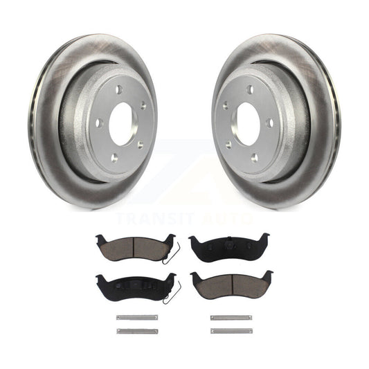 Coated Disc Rotors and Ceramic Brake Pads Kit-KGC-101632 - Kit.bestparts.ca