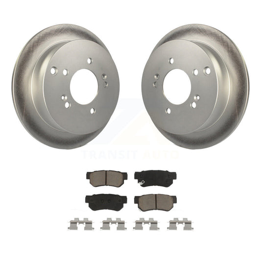 Coated Disc Rotors and Ceramic Brake Pads Kit-KGC-101633 - Kit.bestparts.ca