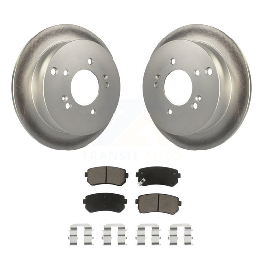 Coated Disc Rotors and Ceramic Brake Pads Kit-KGC-101643 - Kit.bestparts.ca