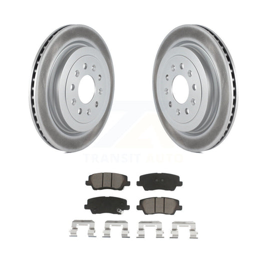Coated Disc Rotors and Ceramic Brake Pads Kit-KGC-101646 - Kit.bestparts.ca