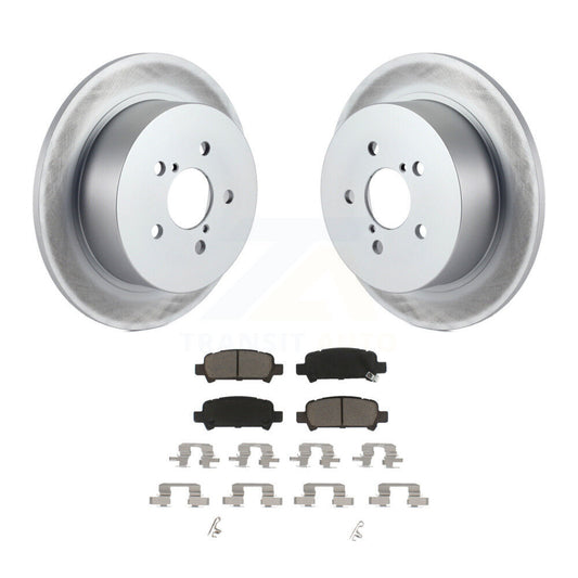 Coated Disc Rotors and Ceramic Brake Pads Kit-KGC-101653 - Kit.bestparts.ca