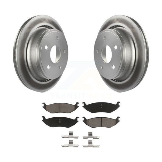 Coated Disc Rotors and Ceramic Brake Pads Kit-KGC-101656 - Kit.bestparts.ca