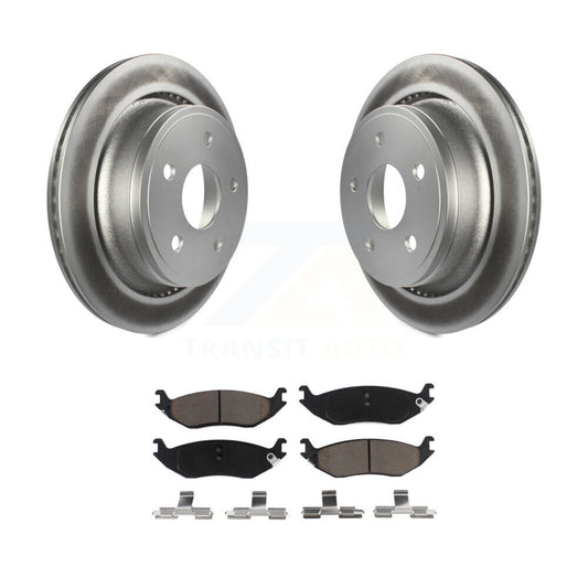 Coated Disc Rotors and Ceramic Brake Pads Kit-KGC-101658 - Kit.bestparts.ca