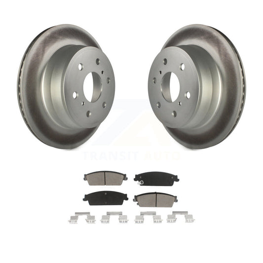 Coated Disc Rotors and Ceramic Brake Pads Kit-KGC-101666 - Kit.bestparts.ca