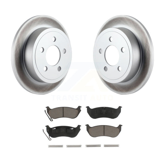 Coated Disc Rotors and Ceramic Brake Pads Kit-KGC-101725 - Kit.bestparts.ca